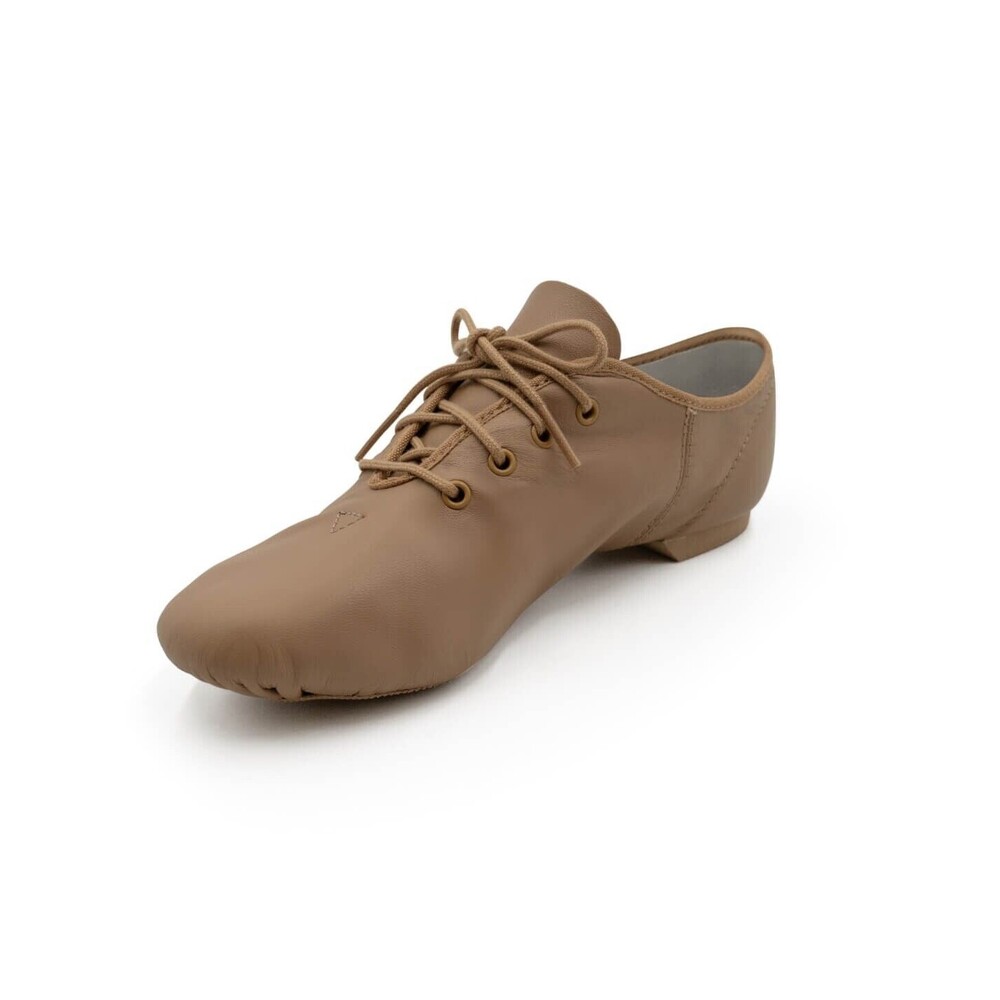 NEW Capezio Women's Size 7 M Split Sole Caramel Techno-Jazz Oxford Shoes EJ1 - Picture 4 of 7